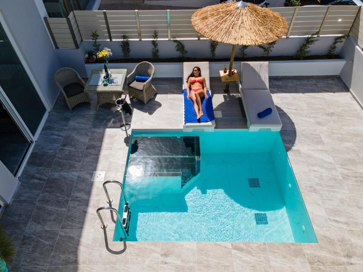 Delfina Boutique Hotel Paralia Kourna Eksteriør bilde