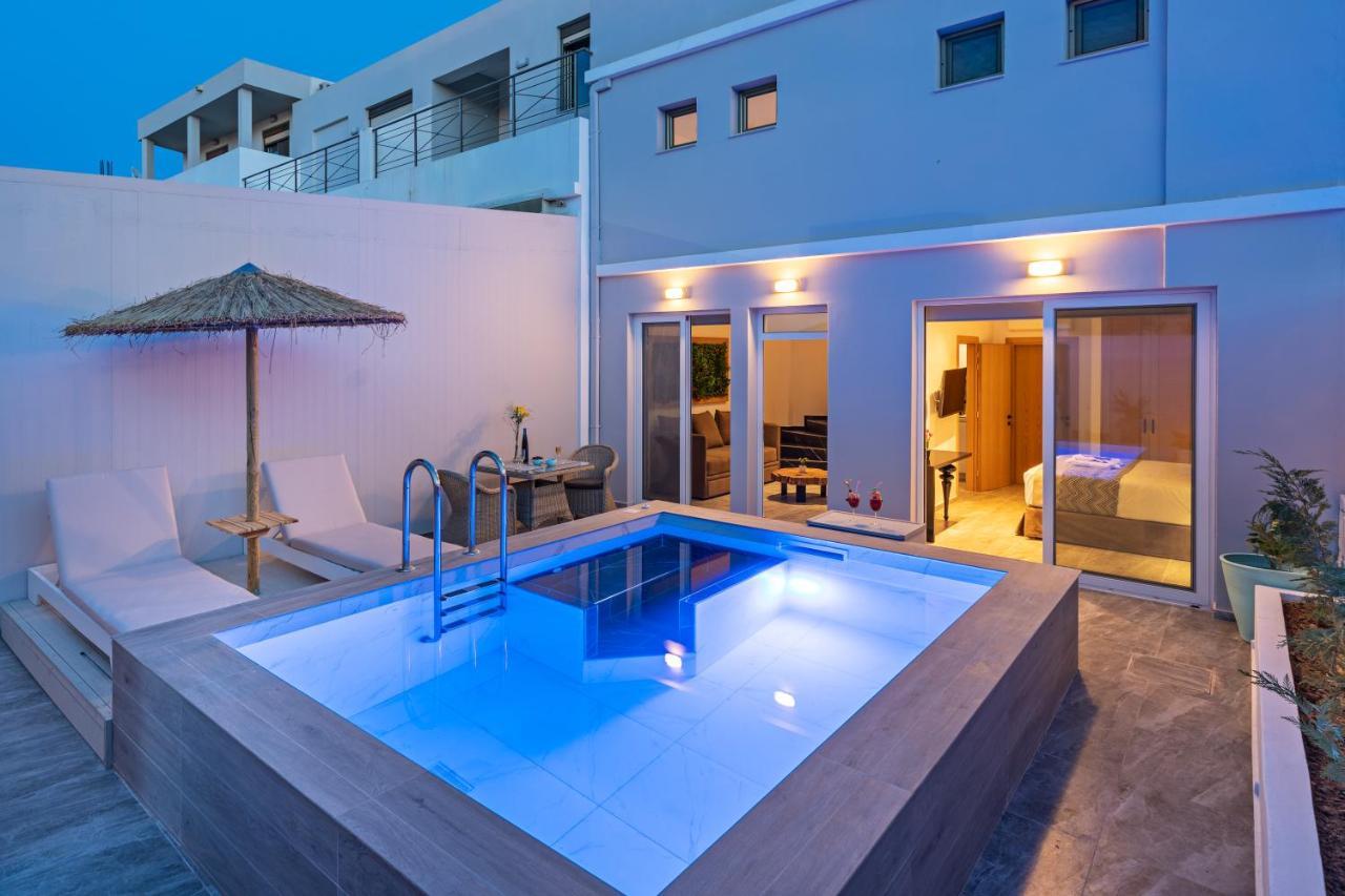 Delfina Boutique Hotel Paralia Kourna Eksteriør bilde