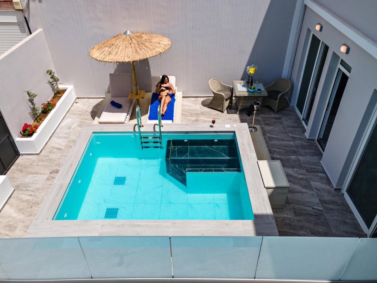 Delfina Boutique Hotel Paralia Kourna Eksteriør bilde