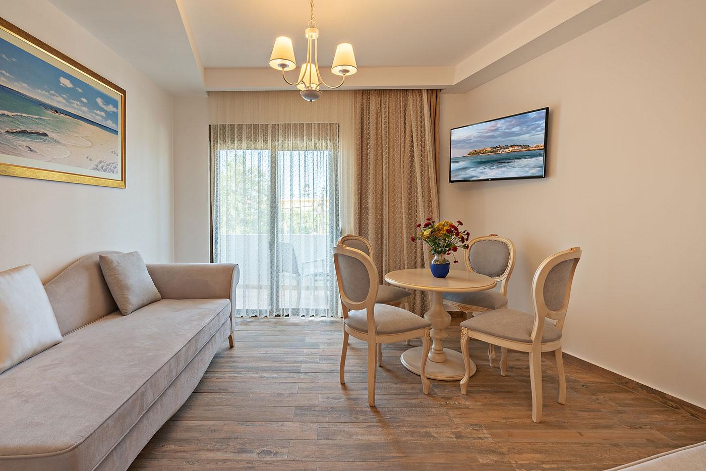 Delfina Boutique Hotel Paralia Kourna Eksteriør bilde