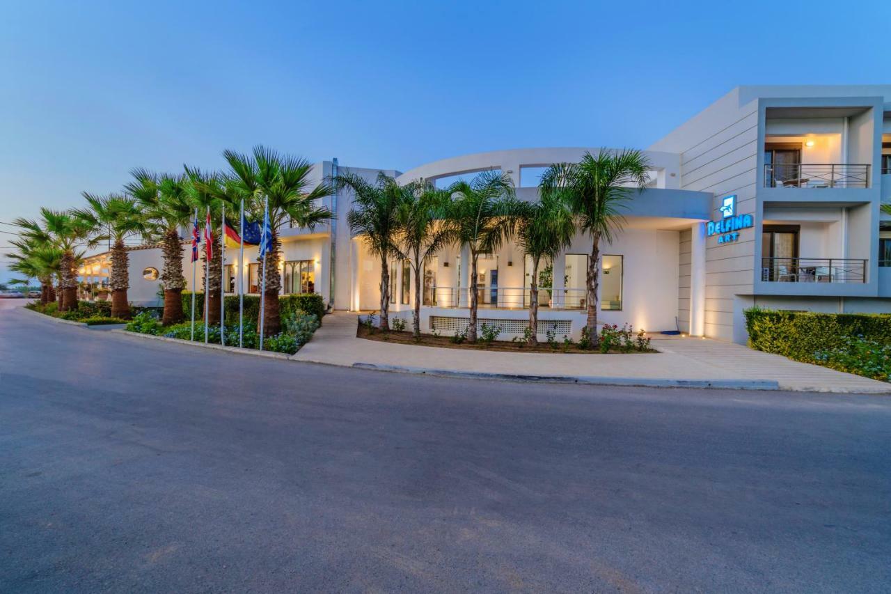 Delfina Boutique Hotel Paralia Kourna Eksteriør bilde